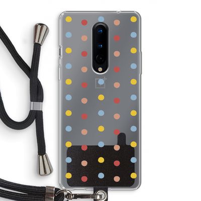 Bollen: OnePlus 8 Transparant Hoesje met koord
