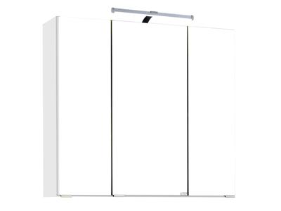 HELD Badkamer spiegelkast Bologna 3D (LED opbouwlamp, Wit, Breite: 70 cm)