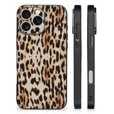 iPhone 16 Pro Dierenprint Telefoonhoesje Leopard iPhone 16 Pro Dierenprint Telefoonhoesje Leopard