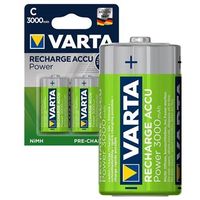 Varta Power Ready2Use Oplaadbare C/HR14 Batterijen - 3000mAh - 1x2 - thumbnail