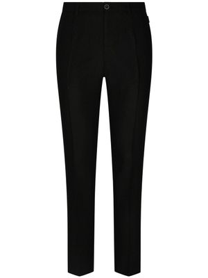 Dolce & Gabbana pantalon de costume en lin - Noir