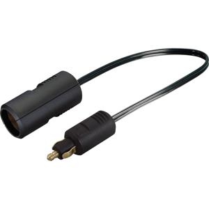 ProCar 12 V-Adapterkabel mit großer Buchse Adapterkabel Stroombelasting (max.): 8 A Geschikt voor Standaardcontactdozen Adapter 12 of 24 V=