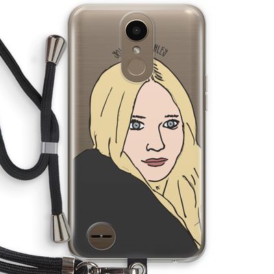 Ashley: LG K10 (2017) Transparant Hoesje met koord