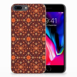 Apple iPhone 7 Plus | 8 Plus TPU bumper Batik Brown