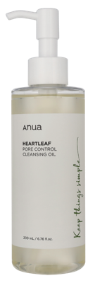 Anua Heartleaf Pore Control Cleansing Oil 200 ml Make-up verwijderaar en reiniger