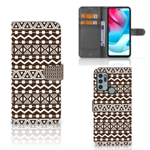 Motorola Moto G60s Telefoon Hoesje Aztec Brown