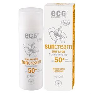 Zonnebrandcreme Getint SPF 50+ Surf & Fun Nano-vrij 50 ml - Factor 50