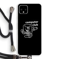 Floppyhead: Pixel 4 XL Transparant Hoesje met koord