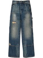 Marc Jacobs jean ample Grunge - Bleu