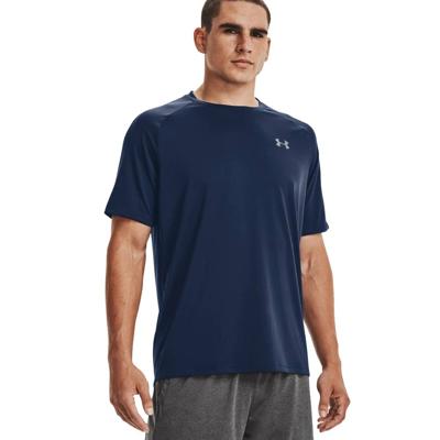 Under Armour Tech 2.0 Trainingsshirt Donkerblauw Grijs Under Armour Tech 2.0 Trainingsshirt Donkerblauw Grijs