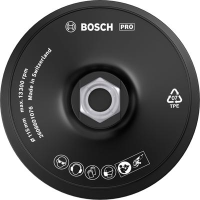 Bosch Accessoires Steunschijf met klithechtsysteem 115 mm, 13.300 o.p.m 1st - 2608601076