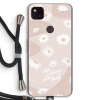 Daydreaming becomes reality: Pixel 4a 5G Transparant Hoesje met koord