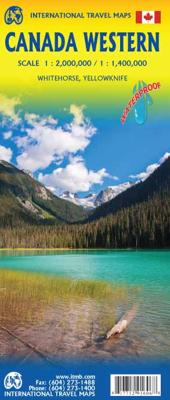 Wegenkaart - landkaart Western Canada | ITMB