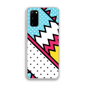 Pop Art #2: Samsung Galaxy S20 Transparant Hoesje