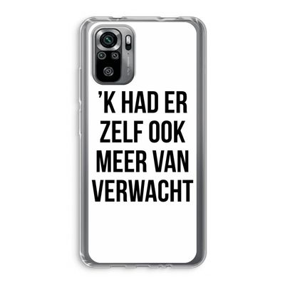 Meer verwacht: Xiaomi Redmi Note 10S Transparant Hoesje