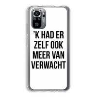 Meer verwacht: Xiaomi Redmi Note 10S Transparant Hoesje