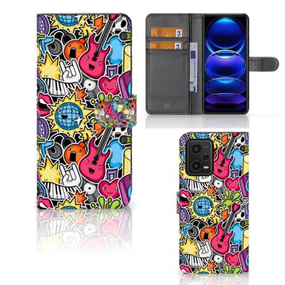 Xiaomi Redmi Note 12 5G | Poco X5 | Wallet Case | met Pasjes | Punk Rock