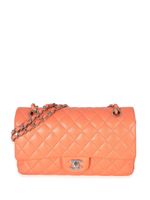 CHANEL Pre-Owned sac porté épaule Classic Flap médium (2021) - Orange