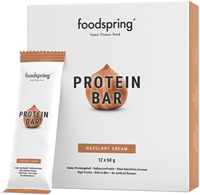 Foodspring Protein Bar High Protein Hazelnut Cream (12 x 60 g)