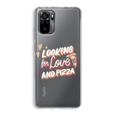 Pizza is the answer: Xiaomi Redmi Note 10 Pro Transparant Hoesje