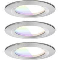 Paulmann 92450 LED-plafondlamp, LED-inbouwlamp 6 W IJzer (geborsteld)