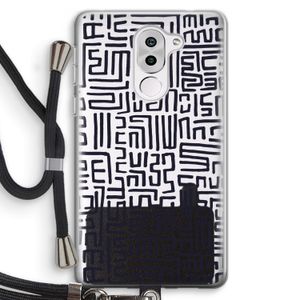Moroccan Print: Honor 6X Transparant Hoesje met koord