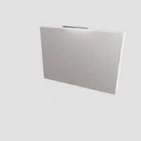 Spiegelkast BWS Valencia 100x70x16 cm met Twee Deuren Carrara Mat