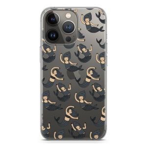 Zeemeermin: iPhone 13 Pro Transparant Hoesje