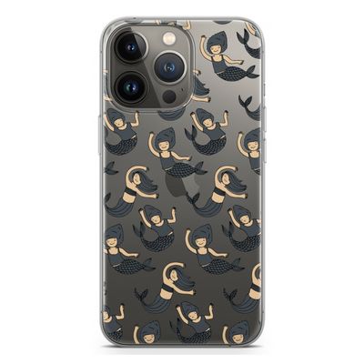 Zeemeermin: iPhone 13 Pro Transparant Hoesje