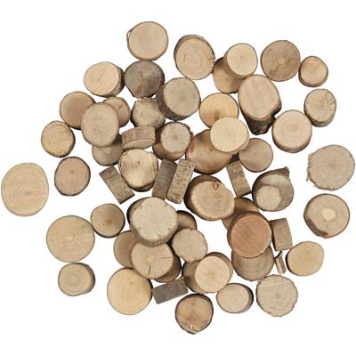 Creativ Company Houten schijf, d 10-15 mm, 25 gr/ 1 doos