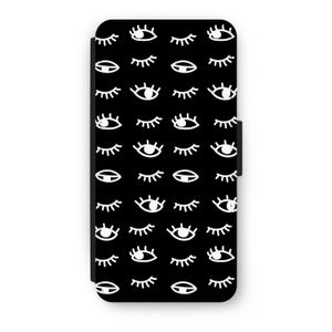 Eye pattern #3: iPhone 8 Flip Hoesje