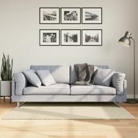 VidaXL Vloerkleed huarte laagpolig zacht wasbaar 80x150 cm crème
