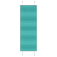 VidaXL Plissé rolgordijn 50x150 cm stofbreedte 49,4 cm petrol groen