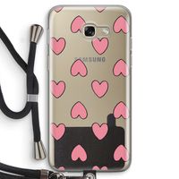 Ondersteboven verliefd: Samsung Galaxy A5 (2017) Transparant Hoesje met koord