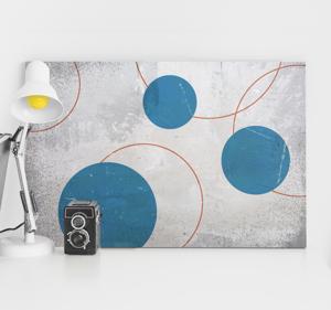 Canvas schilderij brutalisme design