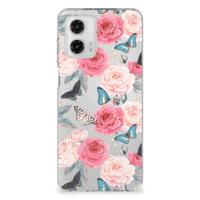 Motorola Moto G73 | TPU Case | Butterfly Roses