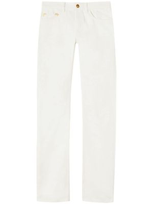 Palm Angels jean droit à logo - Blanc
