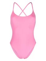 LIDO criss-cross straps high-cut swimsuit - Rose - thumbnail