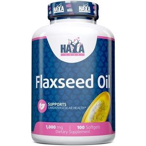 Flaxseed Oil Haya Labs 100softgels