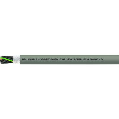 Helukabel 15007-500 Geleiderkettingkabel JZ-HF 12 G 0.5 mm² Grijs 500 m