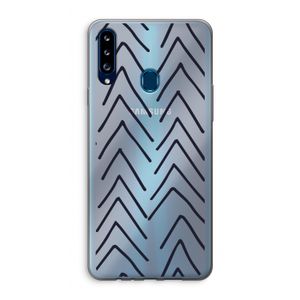 Marrakech Arrows: Samsung Galaxy A20s Transparant Hoesje