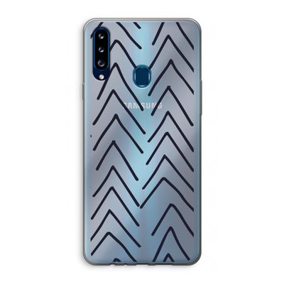Marrakech Arrows: Samsung Galaxy A20s Transparant Hoesje