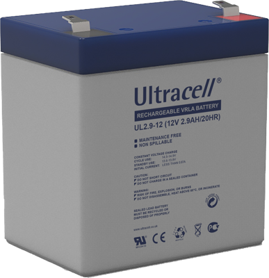 Ultracell loodaccu 12v 2,9Ah