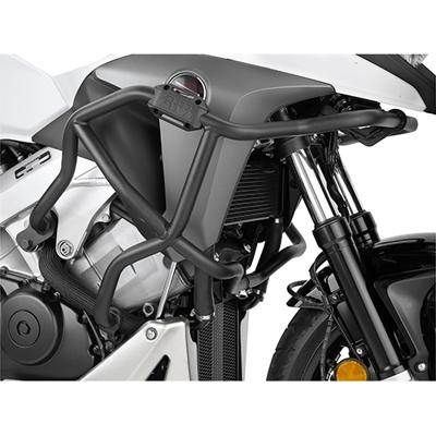 GIVI Valbeugel, Valbeugels voor de moto, TN1139 Zwart gepoedercoat staal onderzijde