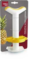 Vacu Vin ananassnijder 2-in-1 wit/geel
