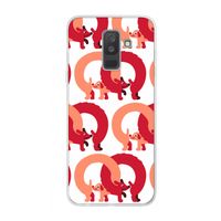 Dogs: Samsung Galaxy A6 Plus (2018) Transparant Hoesje