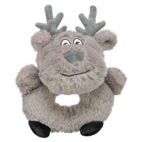 TRIXIE XMAS RENDIER PLUCHE GRIJS