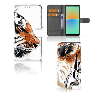 Hoesje Sony Xperia 10 IV Watercolor Tiger