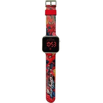 LED-horloge - KINDERLICENTIE - SPD4800 - Tijd- en datumweergave - Achtergrond wijzigen - Blauwe kleur