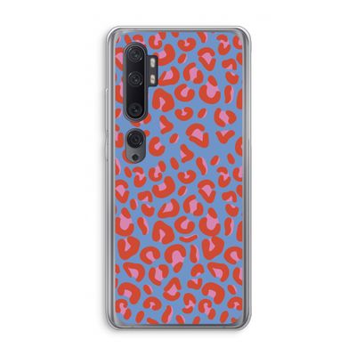 Leopard blue: Xiaomi Mi Note 10 Pro Transparant Hoesje